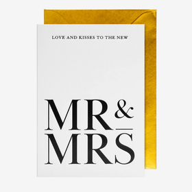 Kort - Mr & Mrs Wedding