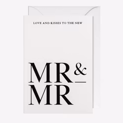 Kort - Mr & Mr Wedding