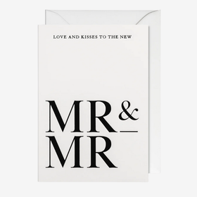 Kort - Mr & Mr Wedding