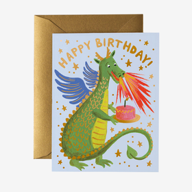 Kort - Birthday Dragon