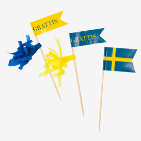 Partypicks - Blå och Gul