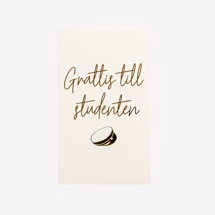 Kort - Studentkort - Grattis