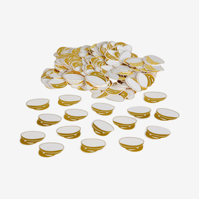 Konfetti - Studentmössor Guld