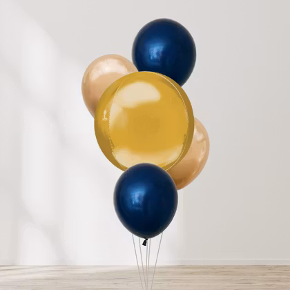 Ballongbukett - Golden Bliss Bash