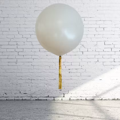Ballong Tail - Guld Metallic