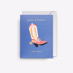 Kort - Yee Haw! Cowboy Boot