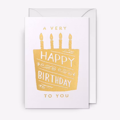 Kort - Happy Birthday To You Cake
