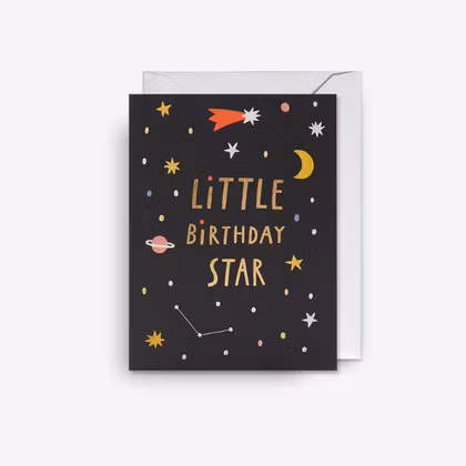 Kort - Little Birthday Star