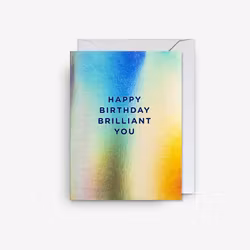 Kort - Happy Birthday Brilliant You