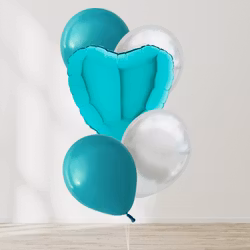 Ballongbukett - Turquoise Love
