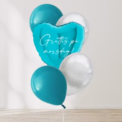 Ballongbukett - Turquoise Love