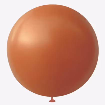 Jätteballong - Rust Orange
