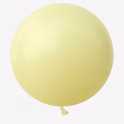 Jätteballong - Pastellgul