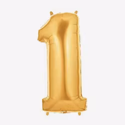 Sifferballonger - Guld