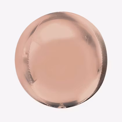 Folieballong - Orbz Rosé guld