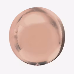 Folieballong - Orbz Rosé guld