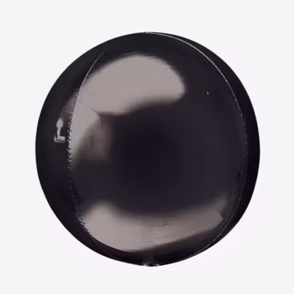 Folieballong - Orbz Svart