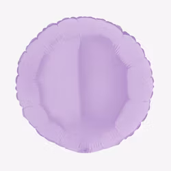 Folieballong - Rund Pastell-lila