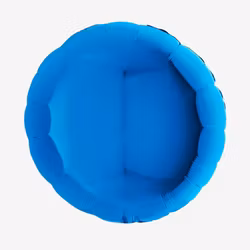 Folieballong - Rund Blå