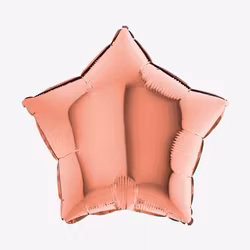 Folieballong - Stjärna Roséguld
