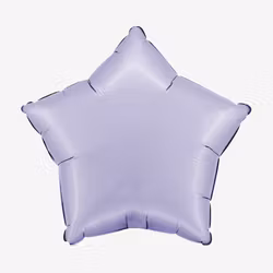 Folieballong - Stjärna Satin Pastellila