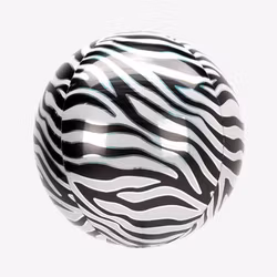 Folieballong - Orbz Zebra