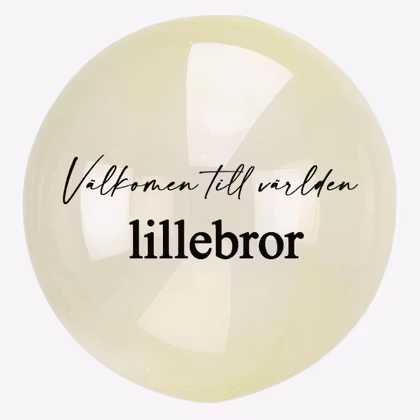 Heliumfylld Bubbla - Personlig - Gul
