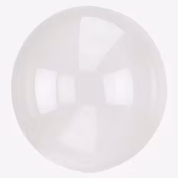 Ballong - Crystal Clear - Genomskinlig