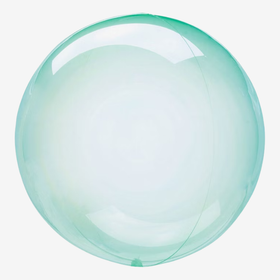 Ballong - Crystal Clear - Grön