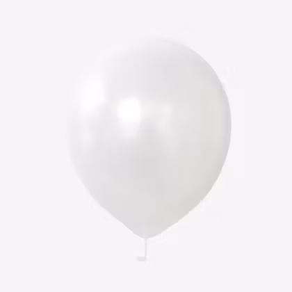Ballong 30 cm - Snövit