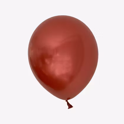 Ballong 30 cm - Chrome Röd