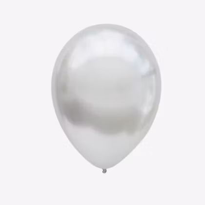 Ballong 30 cm - Chrome Silver