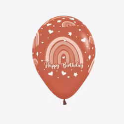 Ballong 30 cm - Boho Rainbow Terracotta
