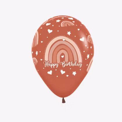 Ballong 30 cm - Boho Rainbow Terracotta