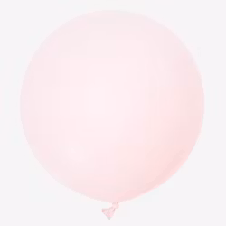 Jätteballong - Pale Macaron Pink