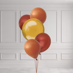 Ballongbukett - Kräftskiva Guld