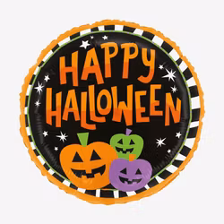 Folieballong - Happy Halloween - Pumpor