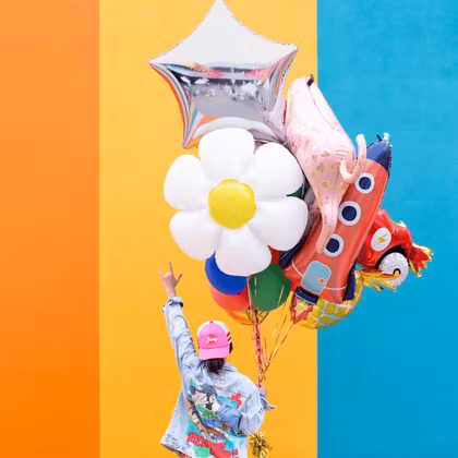 Folieballong - Blomma Daisy