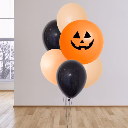 Ballongbukett - Halloweenpumpa