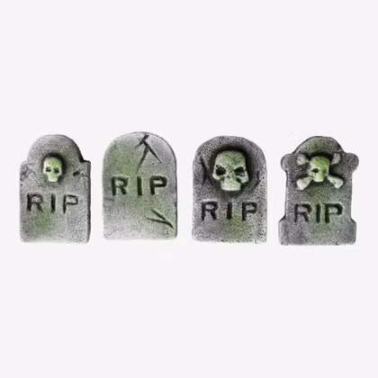 Gravsten 4-pack - Halloween