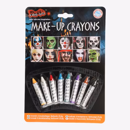 Makeup-set - Ansiktskritor - Halloween