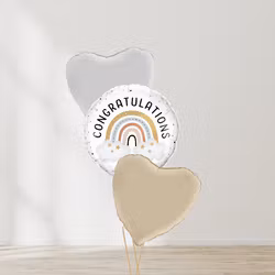 Ballongbukett - Rainbow Baby