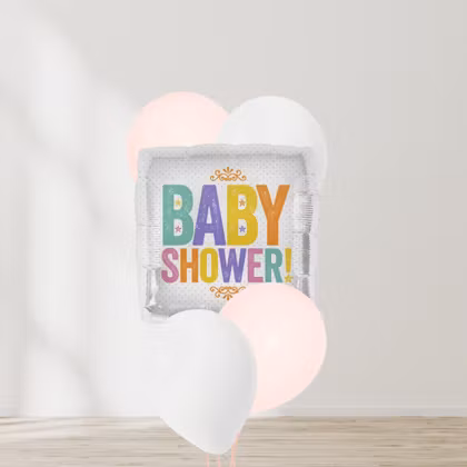 Ballongbukett - Babyshower Love