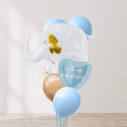 Ballongbukett - Little Elephant Blue