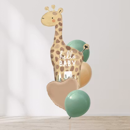 Ballongbukett - Safari Baby