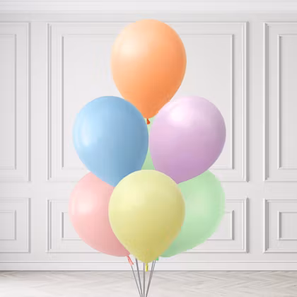 Ballongbukett - Pastelldrömmar