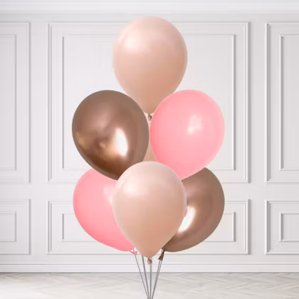 Ballongbukett - Rosa Bubbel
