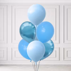 Ballongbukett - Blue Bubbles