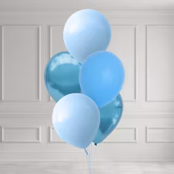Ballongbukett - Blue Bubbles