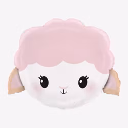 Folieballong - Rosa Lamm